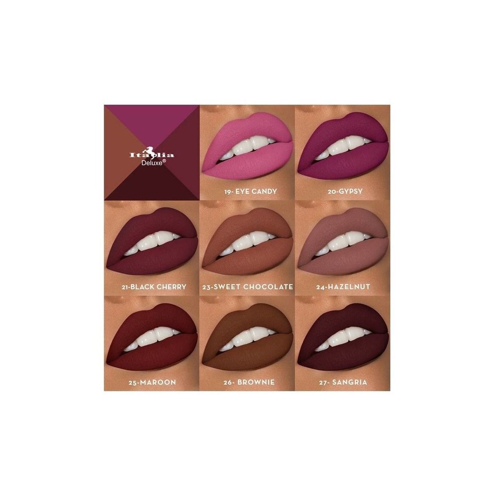 Temptress - Italia Deluxe Mousse Matte Berry Red Lipstick Single - Picture 3 of 6